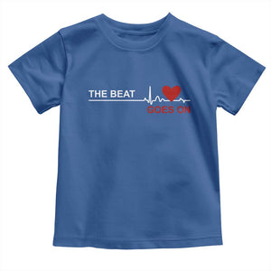 Cool Heart Surgery Survivor Toddler T Shirt Heart Attack Surgery The Beat Goes On Rehab Recover