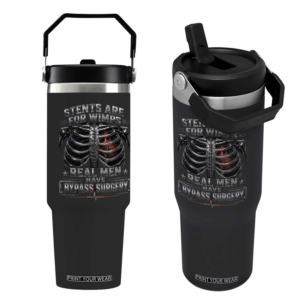 Heart Surgery Survivor Flip Straw Tumbler After Surgery Recovery Bypass