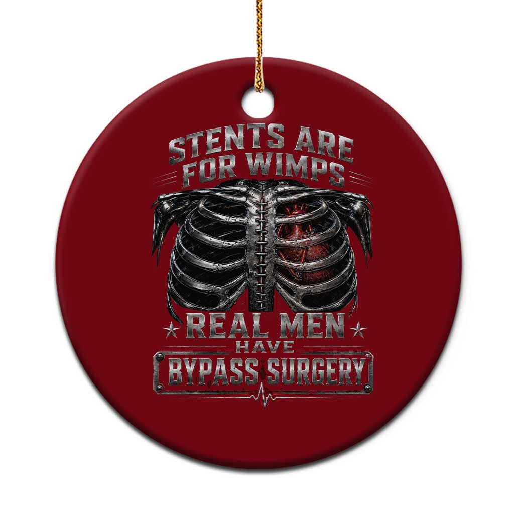 Heart Surgery Survivor Ceramic Ornament After Surgery Recovery Bypass