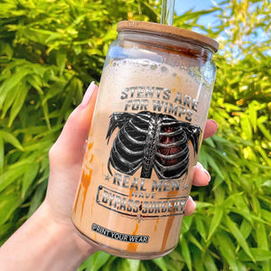 Heart Surgery Survivor Glass Can After Surgery Recovery Bypass