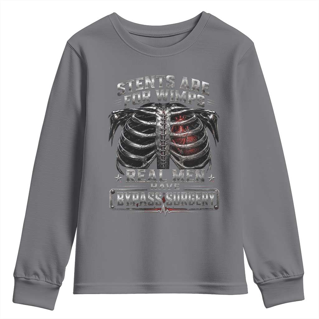 Heart Surgery Survivor Youth Sweatshirt After Surgery Recovery Bypass