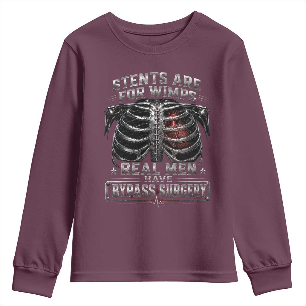 Heart Surgery Survivor Youth Sweatshirt After Surgery Recovery Bypass