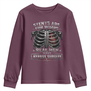 Heart Surgery Survivor Youth Sweatshirt After Surgery Recovery Bypass