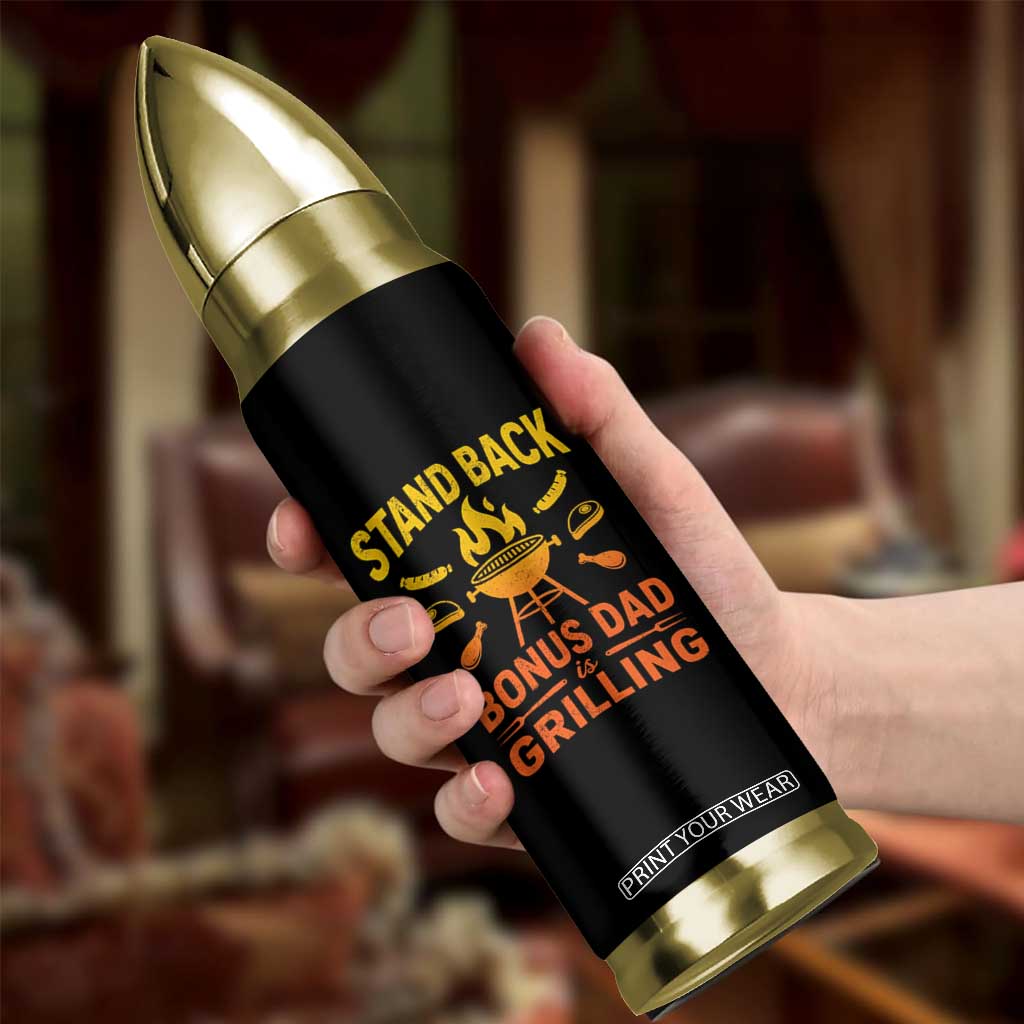 Funny Grilling Bonus Dad Bullet Tumbler BBQ Stepdad Grill Masters Sarcastic