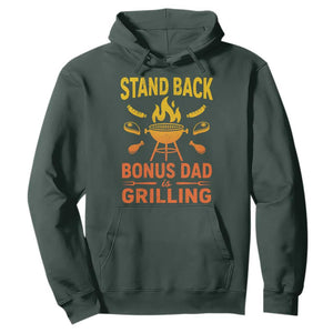 Funny Grilling Bonus Dad Hoodie BBQ Stepdad Grill Masters Sarcastic