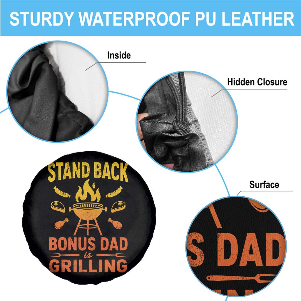 Funny Grilling Bonus Dad Spare Tire Cover BBQ Stepdad Grill Masters Sarcastic