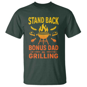 Funny Grilling Bonus Dad T Shirt BBQ Stepdad Grill Masters Sarcastic