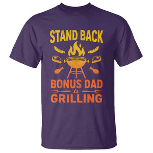 Funny Grilling Bonus Dad T Shirt BBQ Stepdad Grill Masters Sarcastic
