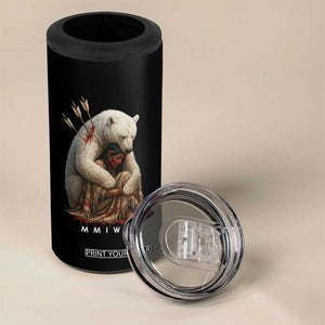 MMIW Native American 4 in 1 Can Cooler Tumbler Spirit Bear Protecting Indigenous Woman MMIWG TS10 Print Your Wear