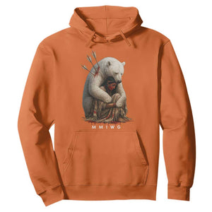 MMIW Native American Hoodie Spirit Bear Protecting Indigenous Woman MMIWG TS10 Orange Print Your Wear