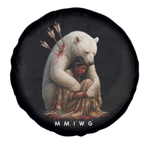 MMIW Native American Spare Tire Cover Spirit Bear Protecting Indigenous Woman MMIWG TS10 Print Your Wear