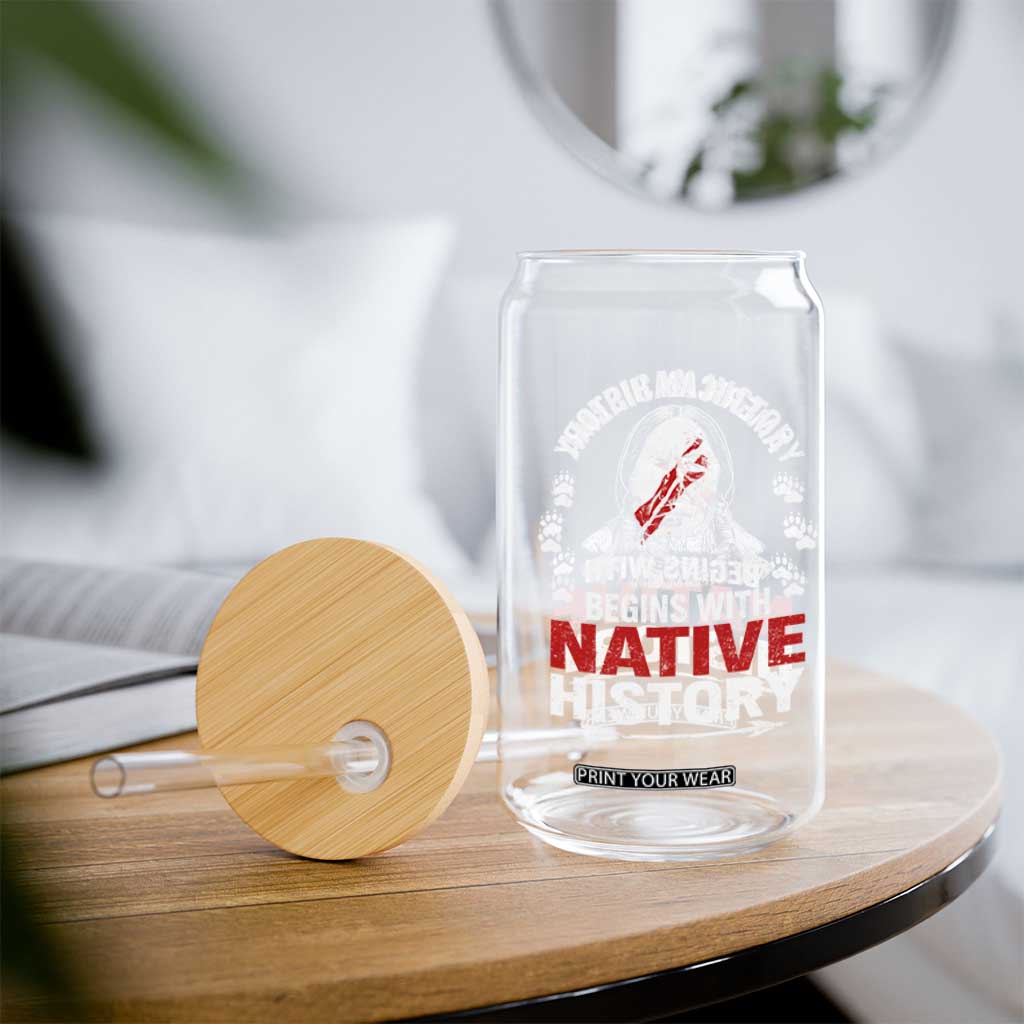 Native American History Glass Can Indigenous Peoples Tribal Pride TS10 Print Your Wear