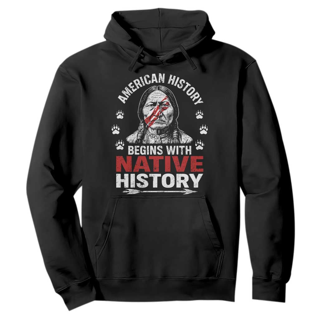 Native American History Hoodie Indigenous Peoples Tribal Pride TS10 Black Print Your Wear