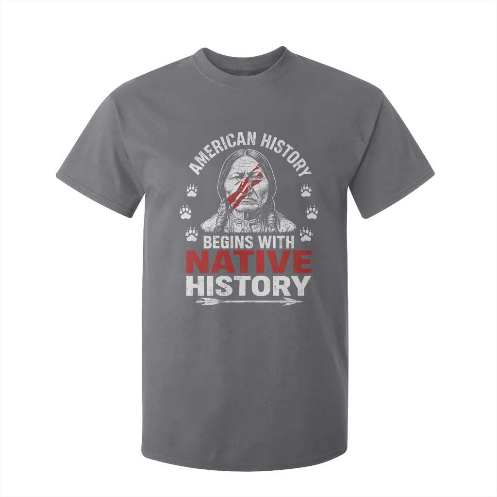 Native American History T Shirt For Kid Indigenous Peoples Tribal Pride TS10 Charcoal Print Your Wear