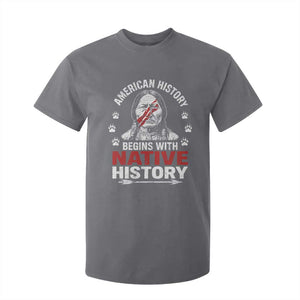 Native American History T Shirt For Kid Indigenous Peoples Tribal Pride TS10 Charcoal Print Your Wear