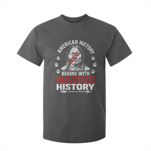 Native American History T Shirt For Kid Indigenous Peoples Tribal Pride TS10 Dark Heather Print Your Wear