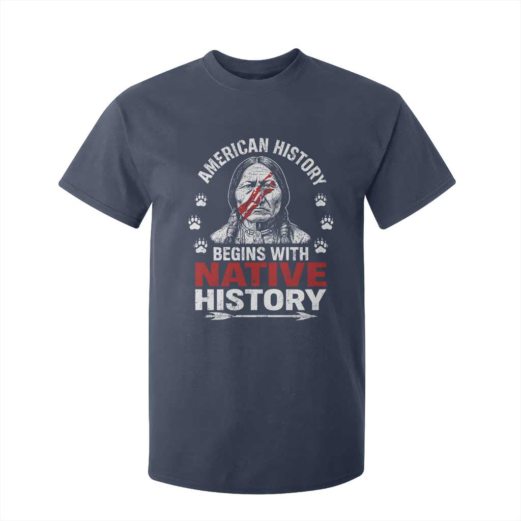 Native American History T Shirt For Kid Indigenous Peoples Tribal Pride TS10 Navy Print Your Wear
