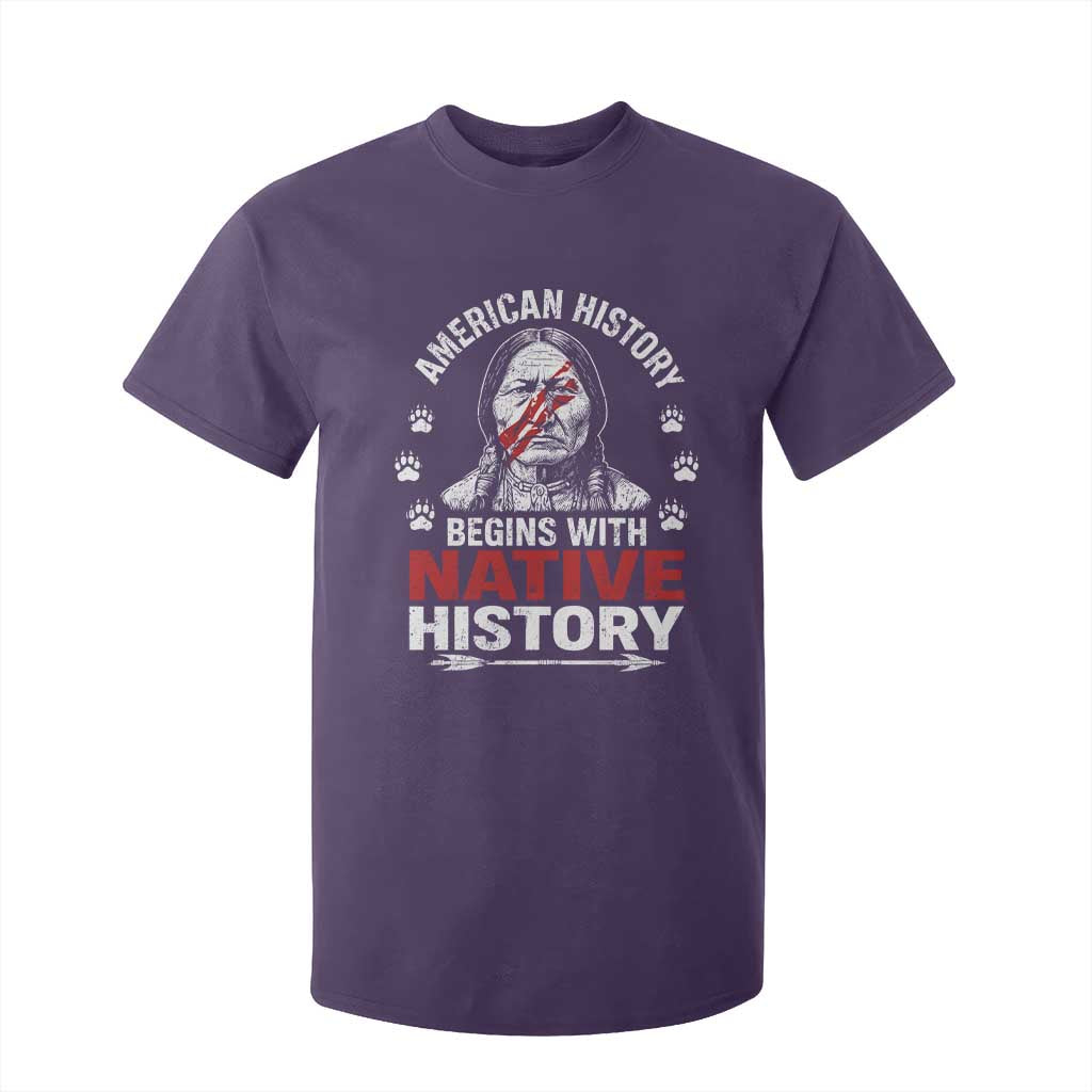 Native American History T Shirt For Kid Indigenous Peoples Tribal Pride TS10 Purple Print Your Wear