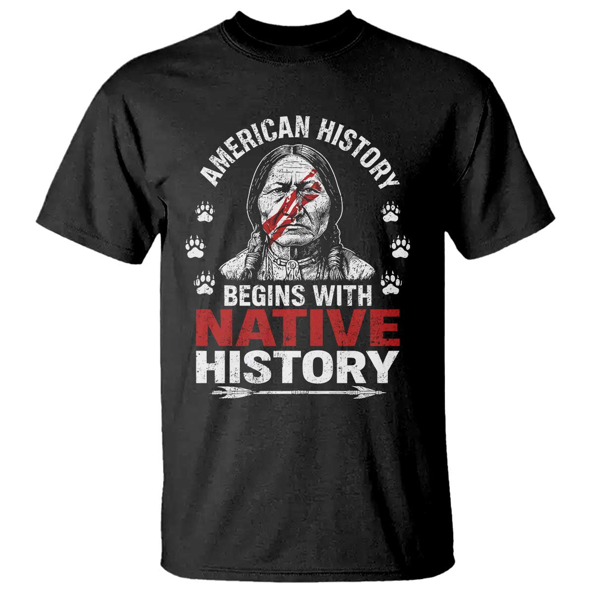 Native American History T Shirt Indigenous Peoples Tribal Pride TS10 Black Print Your Wear