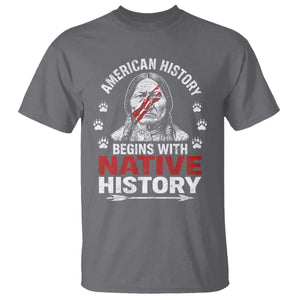 Native American History T Shirt Indigenous Peoples Tribal Pride TS10 Charcoal Print Your Wear