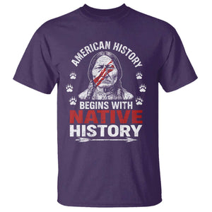 Native American History T Shirt Indigenous Peoples Tribal Pride TS10 Purple Print Your Wear