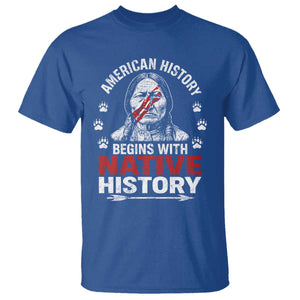 Native American History T Shirt Indigenous Peoples Tribal Pride TS10 Royal Blue Print Your Wear