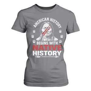 Native American History T Shirt For Women Indigenous Peoples Tribal Pride TS10 Charcoal Print Your Wear