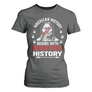 Native American History T Shirt For Women Indigenous Peoples Tribal Pride TS10 Dark Heather Print Your Wear