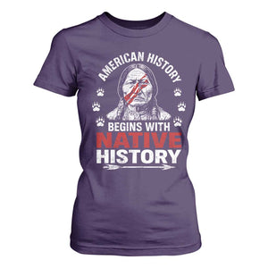 Native American History T Shirt For Women Indigenous Peoples Tribal Pride TS10 Purple Print Your Wear