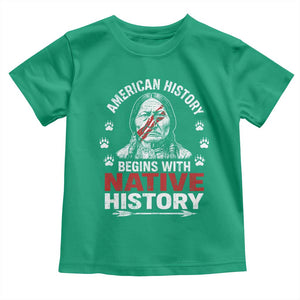 Native American History Toddler T Shirt Indigenous Peoples Tribal Pride TS10 Irish Green Print Your Wear