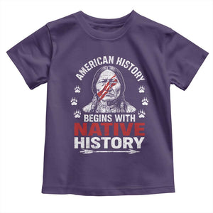 Native American History Toddler T Shirt Indigenous Peoples Tribal Pride TS10 Purple Print Your Wear