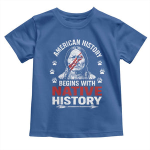 Native American History Toddler T Shirt Indigenous Peoples Tribal Pride TS10 Royal Blue Print Your Wear