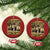 Vintage Native American Christmas Ornament Homeland Security Fighting Terrorism Since 1492 TS10 Circle Red Print Your Wear