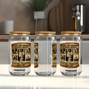 Vintage Native American Glass Can Homeland Security Fighting Terrorism Since 1492 TS10 Print Your Wear