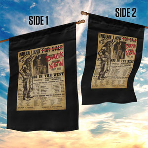 Native American Garden Flag Indian Land For Back Now TS10 Print Your Wear