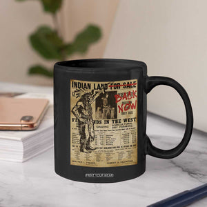 Native American Coffee Mug Indian Land For Back Now TS10 Print Your Wear