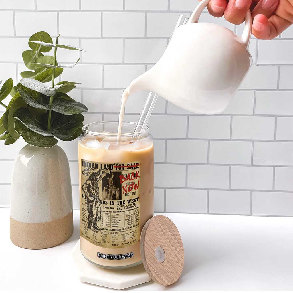 Native American Glass Can Indian Land For Back Now TS10 Print Your Wear