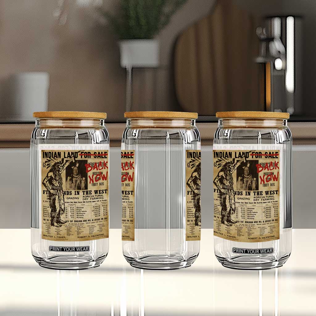 Native American Glass Can Indian Land For Back Now TS10 Print Your Wear