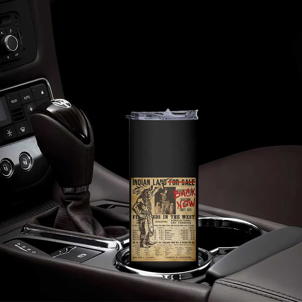 Native American Skinny Tumbler Indian Land For Back Now TS10 Print Your Wear