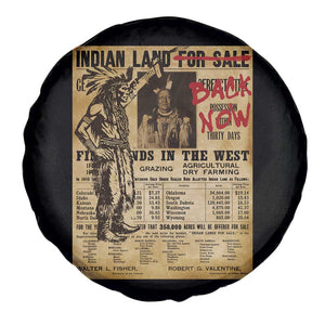 Native American Spare Tire Cover Indian Land For Back Now TS10 Print Your Wear