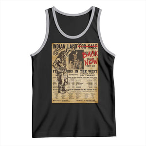 Native American Tank Top Indian Land For Back Now TS10 Black Athletic Heather Print Your Wear