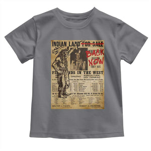 Native American Toddler T Shirt Indian Land For Back Now TS10 Charcoal Print Your Wear