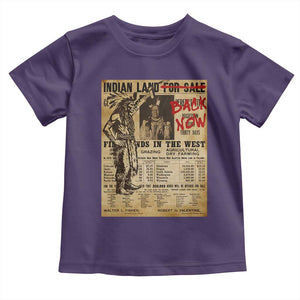 Native American Toddler T Shirt Indian Land For Back Now TS10 Purple Print Your Wear