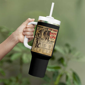 Native American Tumbler With Handle Indian Land For Back Now TS10 Print Your Wear