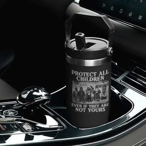 Native American Every Child Flip Straw Tumbler Protect All Children Even If They Are Not Yours TS10 Print Your Wear