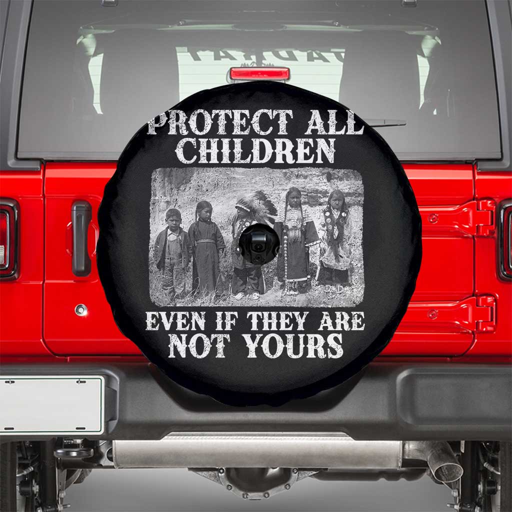 Native American Every Child Spare Tire Cover Protect All Children Even If They Are Not Yours TS10 Black Print Your Wear