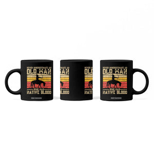 Funny Native American Coffee Mug Never Underestimate An Old Man Native American TS10 Print Your Wear