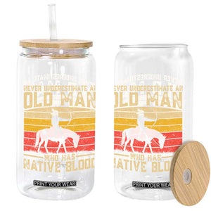 Funny Native American Glass Can Never Underestimate An Old Man Native American TS10 Print Your Wear