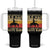Funny Native American Tumbler With Handle Never Underestimate An Old Man Native American TS10 One Size: 40 oz Black Print Your Wear
