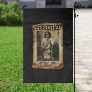 Geronimo Garden Flag Vintage Apache Warrior Native American TS10 Print Your Wear